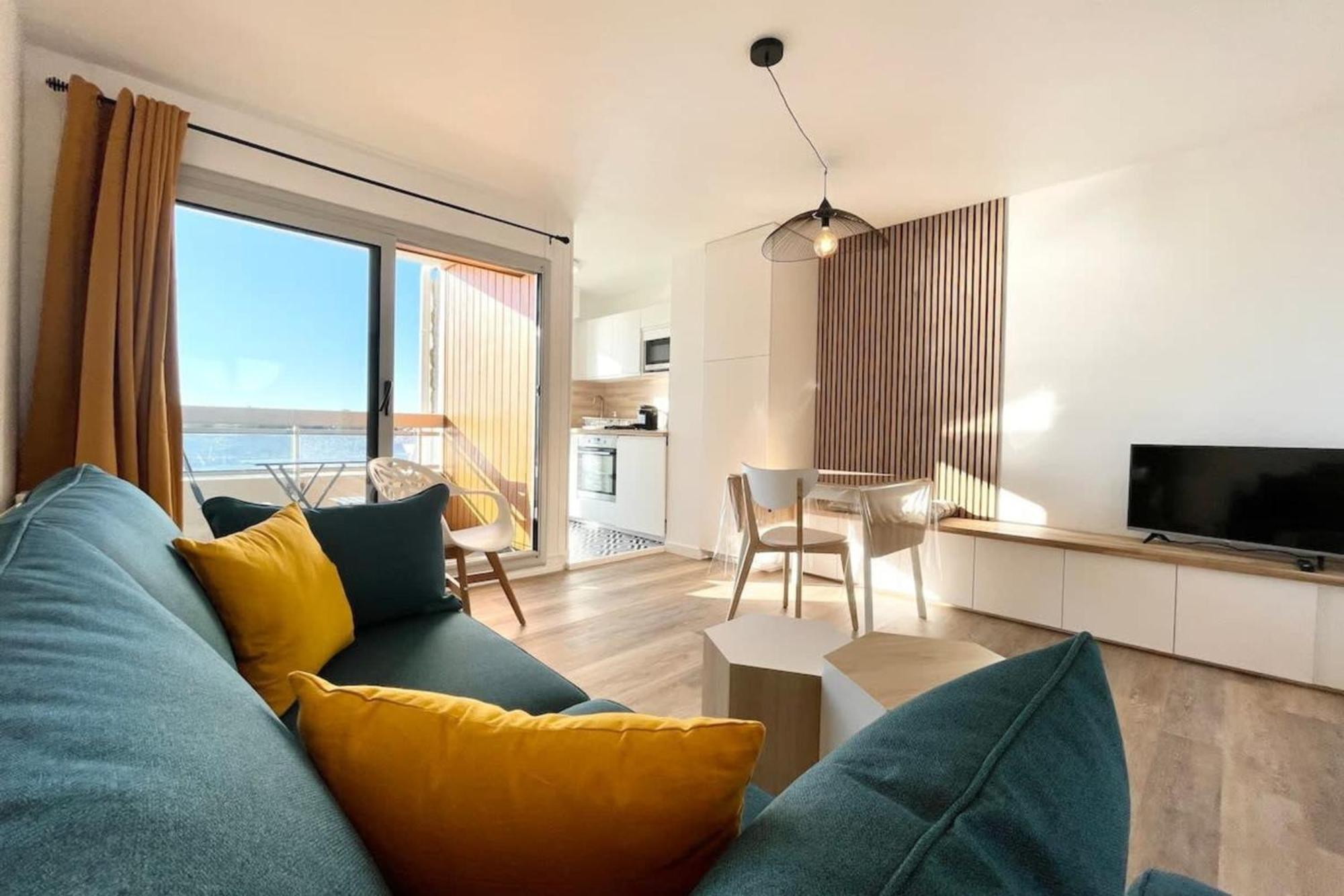 Pieds Dans L'Eau T2 Archi Cosy - Vue Mer 180 Ploemeur Zewnętrze zdjęcie